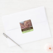 Pinstripe lint Baby Bericht Sticker (Envelop)
