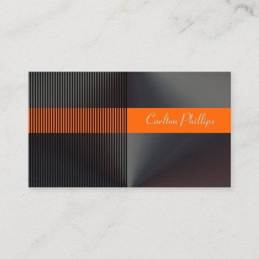 Pinstripe + musculine visitekaartjes (Voorkant)