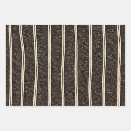 Pinstripe Patroon: dunne, dicht op elkaar geplaats Inpakpapier Vel