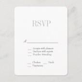 Pinstripe Pride Kleuren RSVP Homohuwelijk (Achterkant)