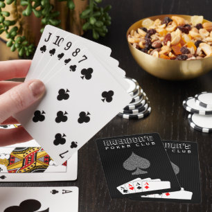 Pinstripe Puit Poker Club Casino Speelkaarten