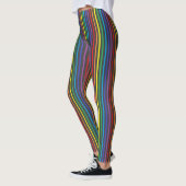 Pinstripe Rainbow Leggings (Links)