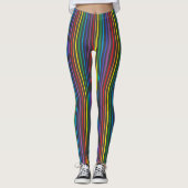 Pinstripe Rainbow Leggings (Voorkant)