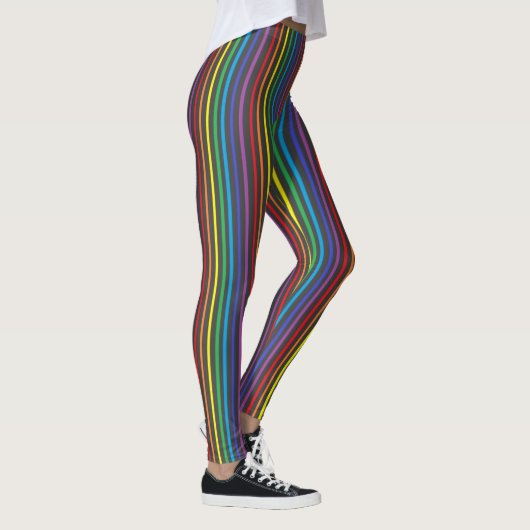 Pinstripe Rainbow Leggings (Rechts)
