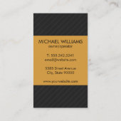 Pinstripe Visitekaartje (Achterkant)