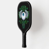 Pinstripe vliegende oogbal picklebalpeddel pickleball paddle (Links)