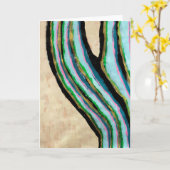 "PINSTRIPED CACTUS" KAART (Gele Bloem)