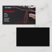 Pinstriped Visitekaartje (Voorkant / Achterkant)