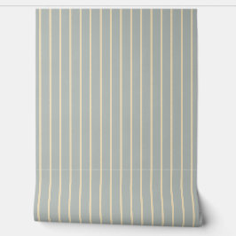 Pinstripes Gray Blue Farm Land Collection Behang
