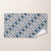 Pinstripes Orchidee Patroon Handdoeken (Handdoek)