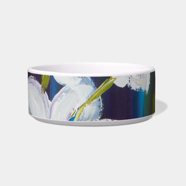 Pinstripes Patroon Pet Voerbakje (Rechts)