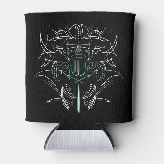 Pinstriping Hot Rod Blikjeskoeler (Voorkant)