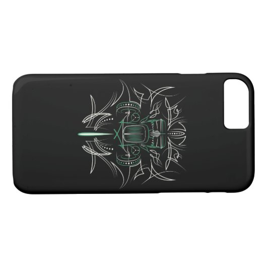 Pinstriping Hot Rod Case-Mate iPhone Case (Achterkant (Horizontaal))