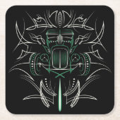 Pinstriping Hot Rod Kartonnen Onderzetters (Voorkant)