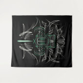 Pinstriping Hot Rod Wandkleed (Voorkant (horizontaal))