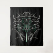 Pinstriping Hot Rod Wandkleed (Voorkant)