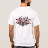 Pinstriping Logo - voor- en achterzijde T-shirt (Achterkant)