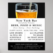 Pint Beer, Pub/Brewery Adverteren Poster (Voorkant)