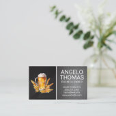 Pint bier | tarwe | brouwerij visitekaartje (Staand voorkant)