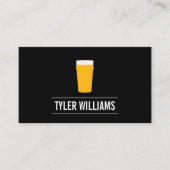 Pint Bier Thuisbrouwer Visitekaartje (Voorkant)