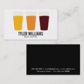 Pint bier | Traditioneel 2 Visitekaartje (Voorkant / Achterkant)