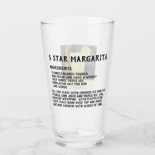 Pint-glas met 5 Star Margarita Recipe Glas