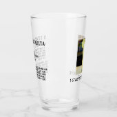 Pint glas met 5 sterren Margarita Recept (Links)