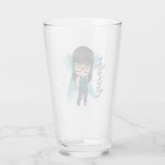 Pint Glass - Astralyn Chibi Glas (Achterkant)