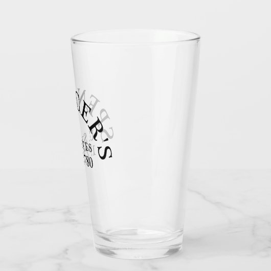 Pint Glass Glas (Links)