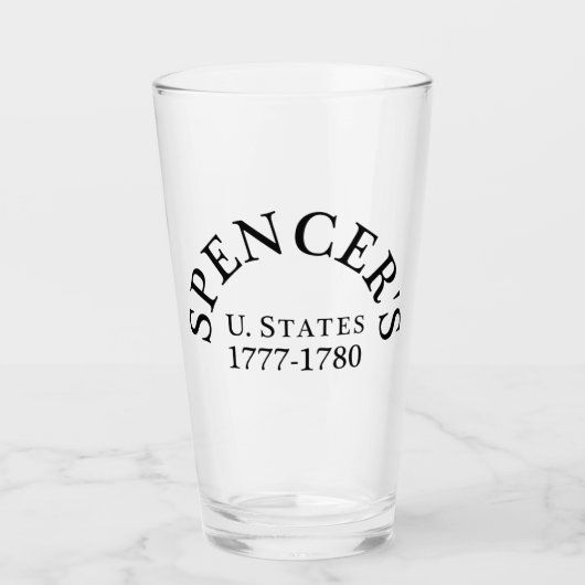 Pint Glass Glas (Voorkant)