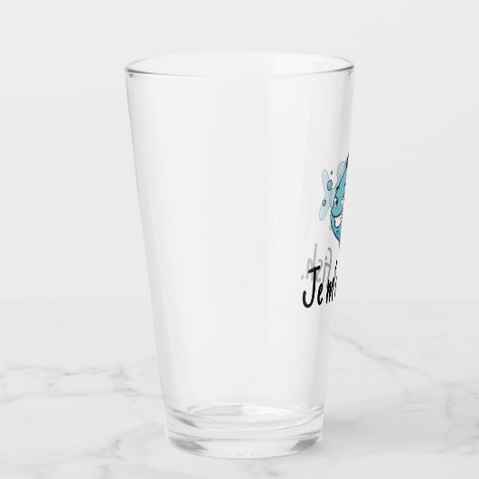 Pint Glass - Je m'en fish Glas (Rechts)