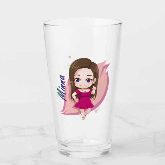 Pint Glass - Minna Chibi Glas (Voorkant)