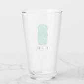 Pint Glass varken Glas (Achterkant)