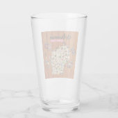 Pint Glass - Wisconsin Supper Club Map Glas (Achterkant)