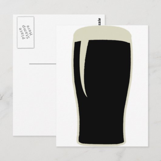 Pint o' Stout Briefkaart (Voorkant / Achterkant)