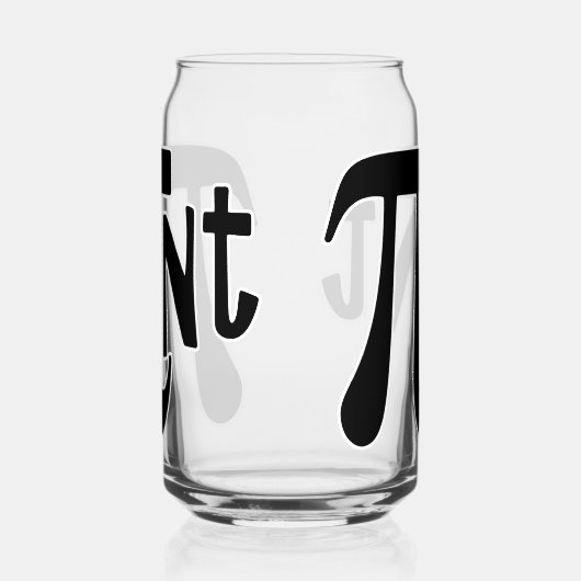 Pint Pi Blikvorm Glas (Rechts)