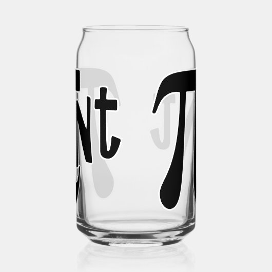 Pint Pi Blikvorm Glas (Links)