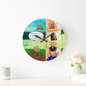 Pint Size Joker Clock Grote Klok (Huis)