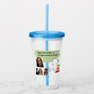 Pint Size joker: Sugar draait om vet Acryl Drinkbeker