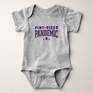 Pint-Sized Pandemic Unisex Hipster One-Piece Romper