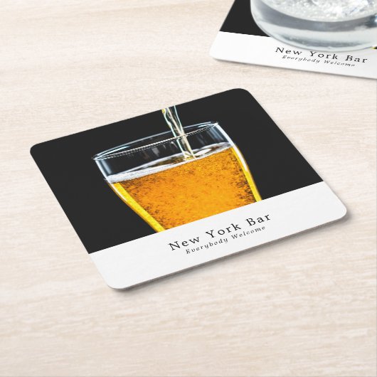 Pint van Beer, Pub/Brewery Kartonnen Onderzetters (Schuin)