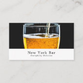 Pint van Beer, Pub/Brewery Visitekaartje (Voorkant)