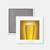 Pint van bier met spritz magneet (Voorkant / Achterkant)
