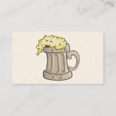 pint-van-bier-vector, Naam, Adres 1, Adres 2.. Visitekaartje (Achterkant)
