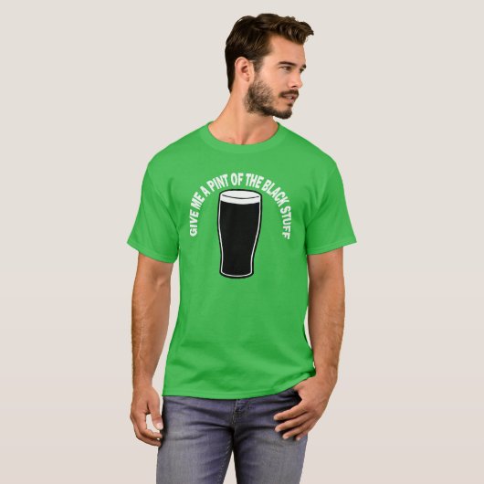 PINT VAN DE ZWARTE STUFF T-SHIRT (Voorkant volledig)