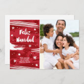 Pintado Feliz Navidad Feestdagenkaart (Voorkant / Achterkant)