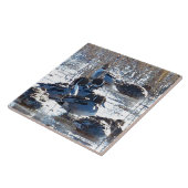 Pintail Duck Birds Wilde Dieren Tile Tegeltje (Zijkant)
