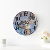 Pintail Duck Birds Wildlife Big Number Wall Clock Grote Klok (Huis)