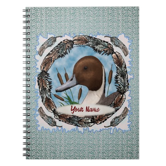 Pintail Duck notitieboek (Voorkant)