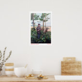 Pintando al aire libre (Autorretrato) Poster (Keuken)